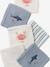 Lot de 6 lingettes lavables Bord de mer+Nuages 2 - vertbaudet enfant 