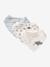 Lot 3 bavoirs bandanas en gaze de coton Bord de mer+Broceliande+Dans les bois+Hanoi+Hérisson+Hygge+lot renard+Mon coeur+Tanzanie 1 - vertbaudet enfant 