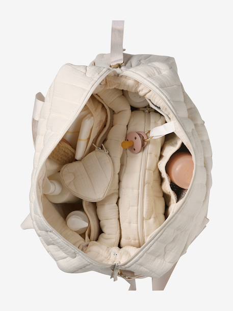 Sac à langer COLINA gaze de coton Nuages+Teddy 8 - vertbaudet enfant 