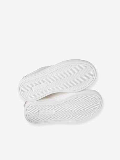 Baskets fille synthetique à lacets élastiqués blanc imprimé 6 - vertbaudet enfant 