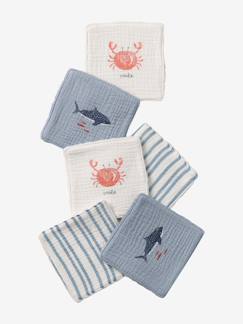 Linge de maison et décoration-Linge de bain-Lot de 6 lingettes lavables