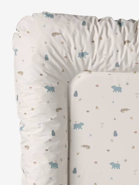 Matelas à langer Lionceau Babylone+Bayou+blanc imprimé+écru 7 - vertbaudet enfant 