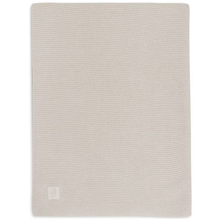 Couverture en tricot basic knit oatmeal (75 x 100 cm) Ecru 3 - vertbaudet enfant 