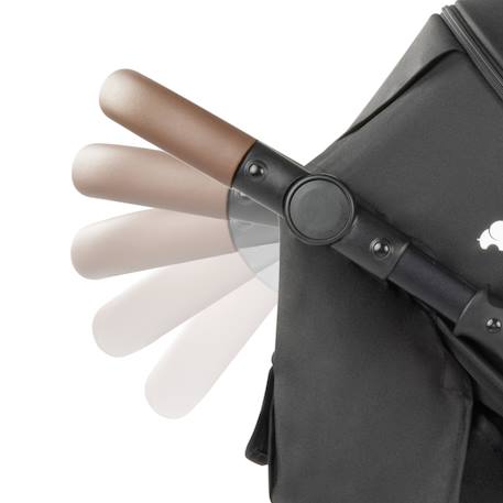 Poussette canne compacte ingenious Graphite mineral+Major black 12 - vertbaudet enfant 