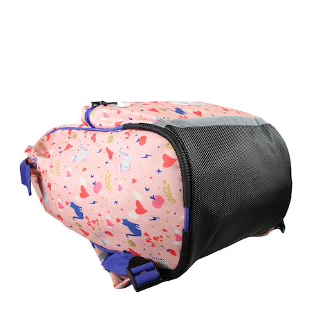 Sac à dos futé fille POL FOX Dream avec 1 grand compartiment –  CM1/CM2/collège – Rose à motifs colorés Multicolore 6 - vertbaudet enfant 