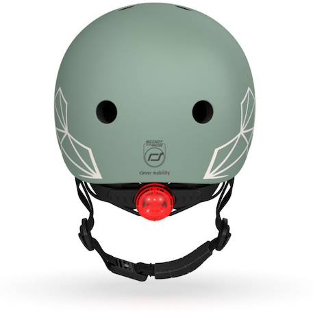 Casque green lines xxs (45-51 cm) Vert, noir, blanc 2 - vertbaudet enfant 