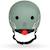 Casque green lines xxs (45-51 cm) Vert, noir, blanc 2 - vertbaudet enfant 