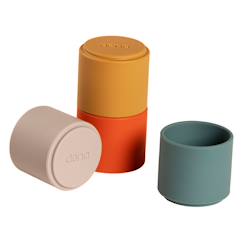 Jouet-Jeux d'imagination-Gobelets empilables - Set de 4