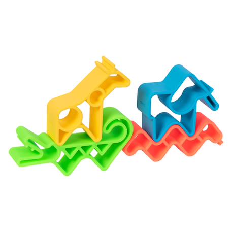 Jeux d'éveil à empiler - Animaux Multicolor 4 - vertbaudet enfant 