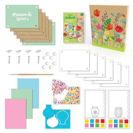 Set de presse à fleurs Multicolor 5 - vertbaudet enfant 