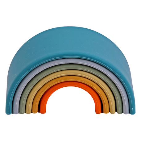 Jeux d'éveil à empiler - Arc en ciel Multicolor 1 - vertbaudet enfant 