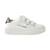 Baskets synthétique mini marilou Blanc cassé+Noir 1 - vertbaudet enfant 