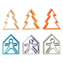 Jouet-Jouet d'éveil en silicone - Set maison et arbre