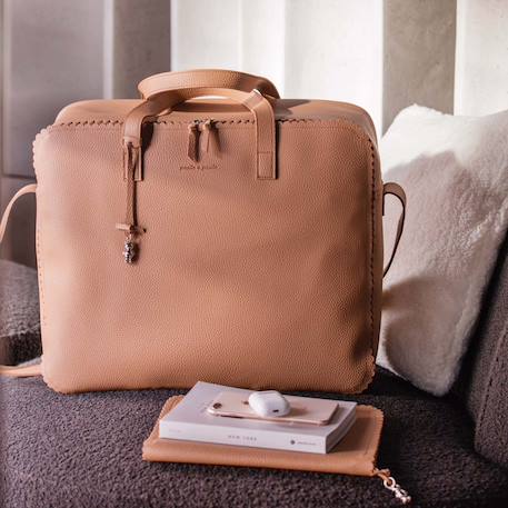 Valise de maternité icon Camel+Gris 2 - vertbaudet enfant 