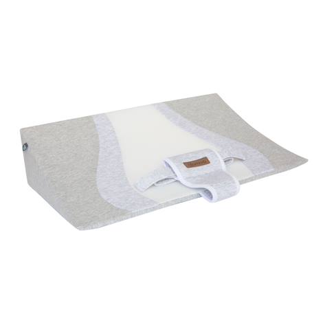 Plan incliné 25° 3d wave (pour lit 60 x 120 cm) Blanc, gris 2 - vertbaudet enfant 