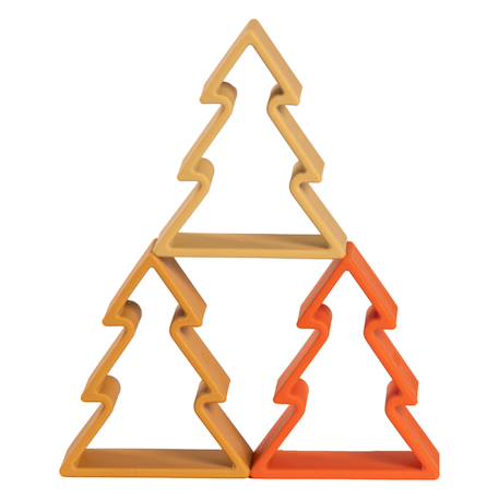 Jouet d'éveil en silicone - Set maison et arbre Multicolor 2 - vertbaudet enfant 