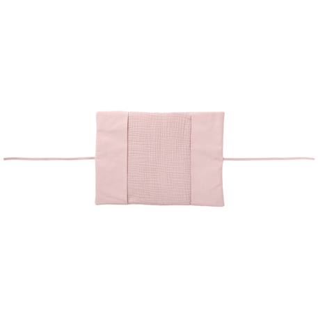 Protège-carnet de santé gaze de coton pétale Rose 2 - vertbaudet enfant 