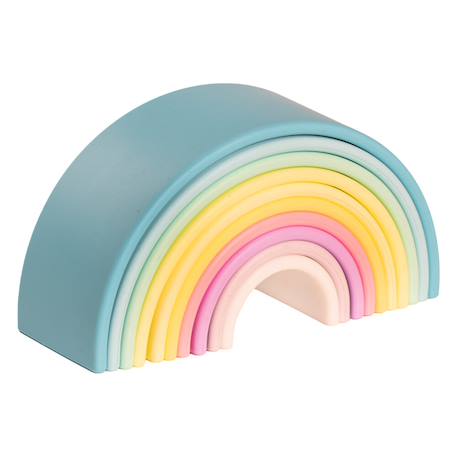 Jeux d'éveil à empiler -  Arc en ciel Multicolor 2 - vertbaudet enfant 