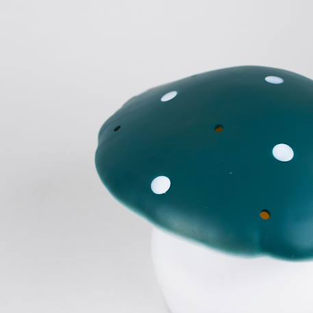 Lampe veilleuse champignon bleu sacrelle Blanc, bleu 5 - vertbaudet enfant 