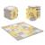 Tapis en mousse 2 en 1 - tapis puzzle pour bébé Jaune+Menthe 1 - vertbaudet enfant 