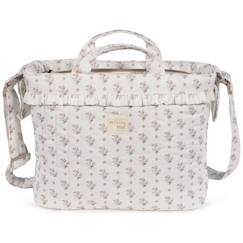 Puériculture-Sac à langer botton fleurs
