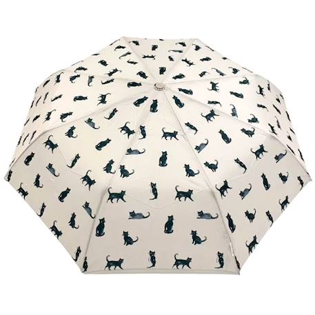 Parapluie pliant et automatique chat Beige 2 - vertbaudet enfant 