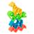 Jeux d'éveil à empiler - Animaux Multicolor 2 - vertbaudet enfant 