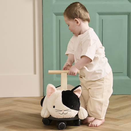 Porteur sture le chat Blanc 3 - vertbaudet enfant 