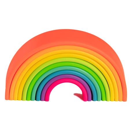 Jeux d'éveil à empiler - Arc en ciel Multicolor 1 - vertbaudet enfant 