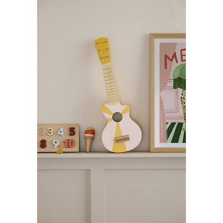 Guitare jaune blanche Jaune 5 - vertbaudet enfant 