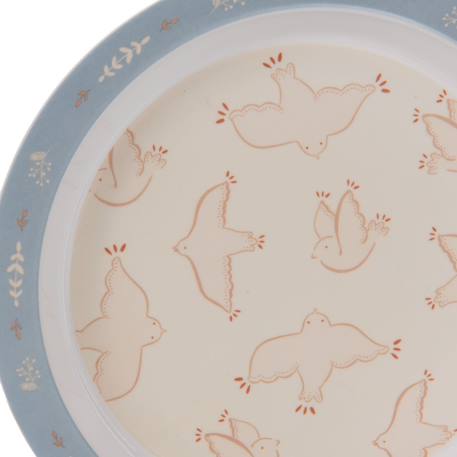 Coffret repas birdy (5 pièces) Marron, beige 2 - vertbaudet enfant 