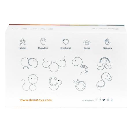 Jeux d'éveil à empiler - Arc en ciel Multicolor 6 - vertbaudet enfant 