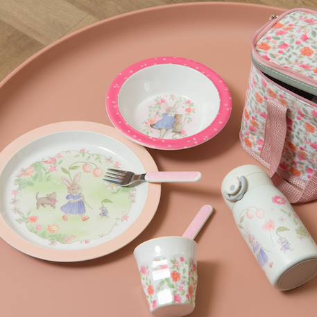 Coffret repas ombeline (5 pièces) Rose, bleu 2 - vertbaudet enfant 