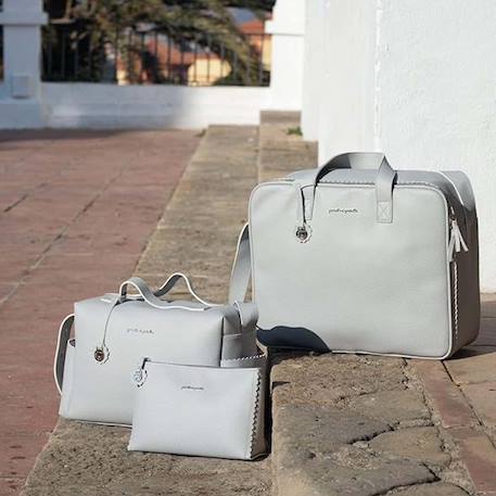 Valise de maternité icon Camel+Gris 8 - vertbaudet enfant 