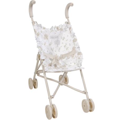 Poussette pour poupée Blanc, beige 1 - vertbaudet enfant 