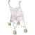 Poussette pour poupée Blanc, beige 1 - vertbaudet enfant 