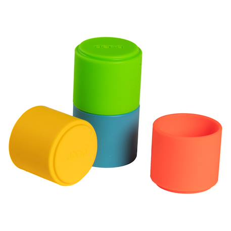 Gobelets empilables - Set de 4 Multicolor 1 - vertbaudet enfant 