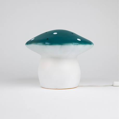 Lampe veilleuse champignon bleu sacrelle Blanc, bleu 3 - vertbaudet enfant 