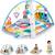 Tapis d'éveil kickin’ tunes 4 en 1 Multicolore+Rose, bleu, vert 1 - vertbaudet enfant 