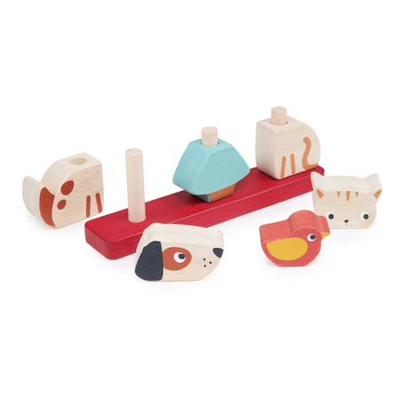 Petits animaux à empiler Multicolor 2 - vertbaudet enfant 