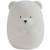 Veilleuse en silicone ours caramel Blanc 1 - vertbaudet enfant 
