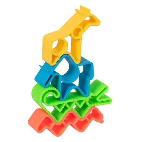 Jeux d'éveil à empiler - Animaux Multicolor 1 - vertbaudet enfant 
