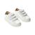 Baskets synthétique mini marilou Blanc cassé+Noir 2 - vertbaudet enfant 