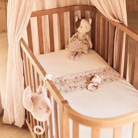 Couverture en tricot basic knit oatmeal (75 x 100 cm) Ecru 6 - vertbaudet enfant 