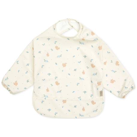 Bavoir à manches longues blueberries Bleu, marron, banc 1 - vertbaudet enfant 