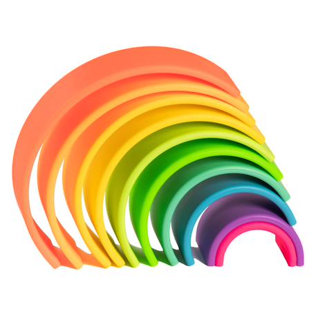 Jeux d'éveil à empiler - Arc en ciel Multicolor 3 - vertbaudet enfant 