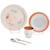 Coffret repas lulu la tortue (5 pièces) Rose, bleu 1 - vertbaudet enfant 