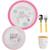 Coffret repas Rose, blanc, jaune 1 - vertbaudet enfant 