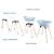 Pack transat vasco 5 fleur bleue Bleu clair 3 - vertbaudet enfant 