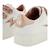 Baskets synthétique mini mahalia Blanc cassé+Blanc/rose 4 - vertbaudet enfant 
